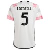 Maillot de Supporter Juventus Locatelli 5 Extérieur 2023-24 Pour Enfant